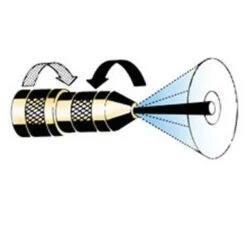 Mesto Adjustable Brass Nozzle 90 Degree Full Jet 1307