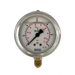 Enduramaxx 6 Bar Pressure Gauge 1/4'' Bsp M Bottom Entry 134085